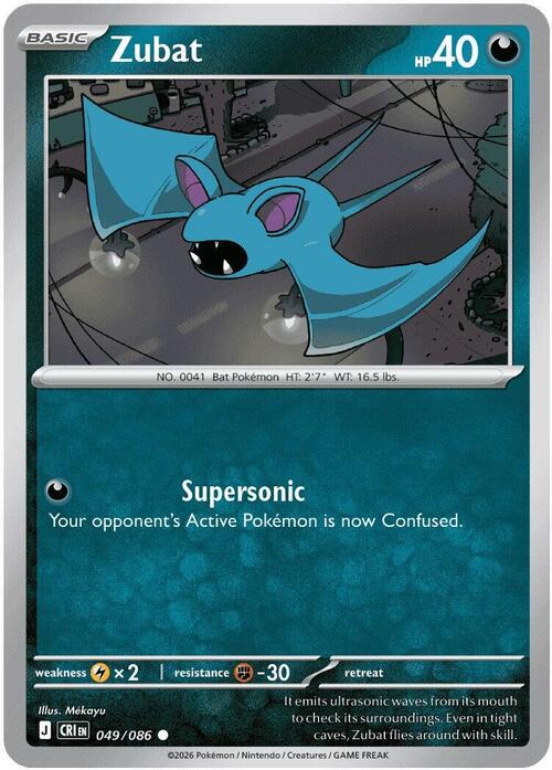 Zubat 049/086 Chaos Rising