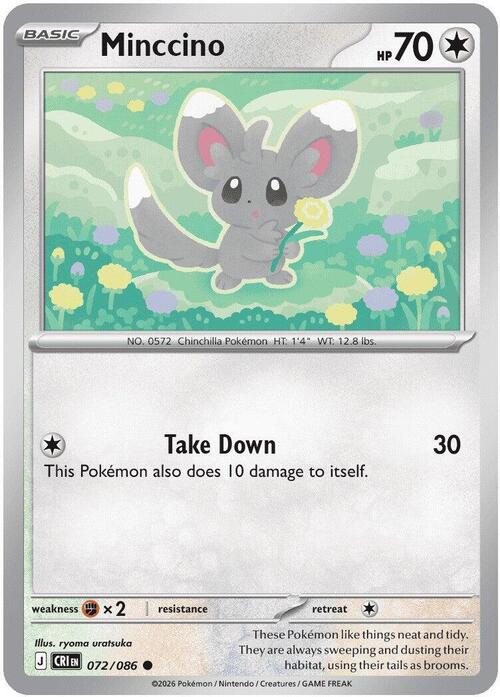 Minccino 072/086 Chaos Rising