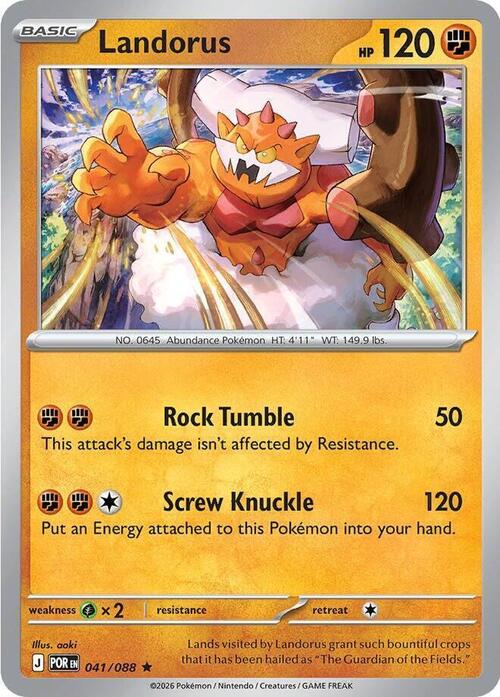 Landorus 041/088 Theme Deck & Blisters Exclusives