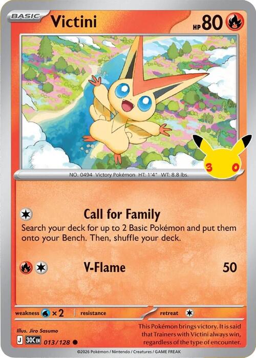 Victini 013/128 30th Celebration