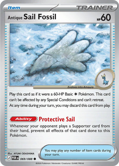 Antique Sail Fossil 069/088 Perfect Order
