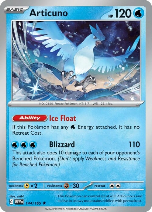Articuno 144/165 151