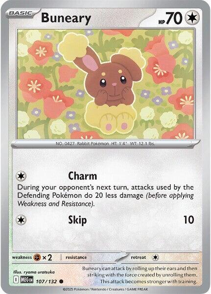 Buneary 107/132 Mega Evolution
