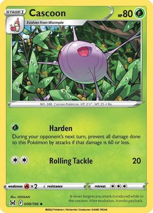 Cascoon 009/196 Lost Origin