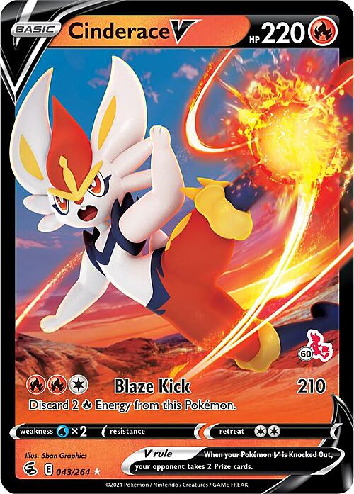 Cinderace V 043/264 Battle Academy 2022