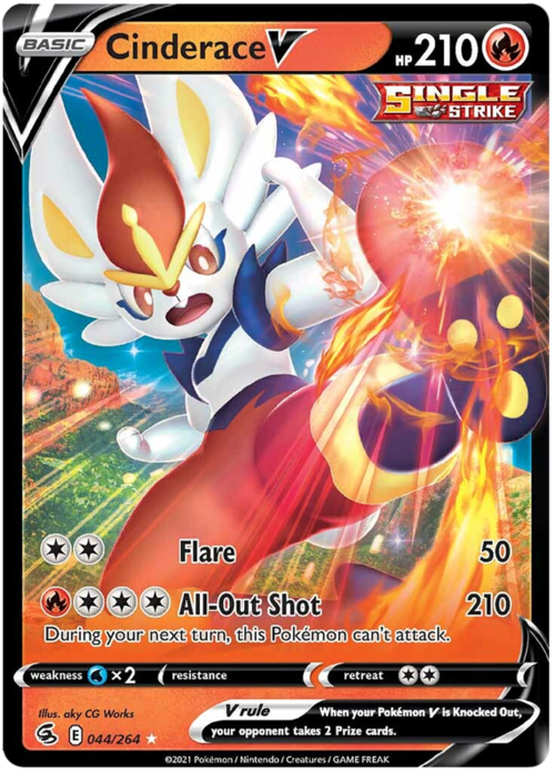 Cinderace V 044/264 Fusion Strike