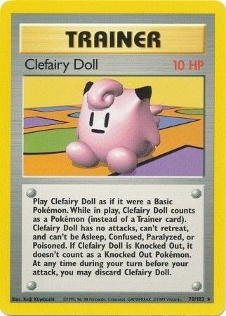 Clefairy Doll 70/102 Base Set