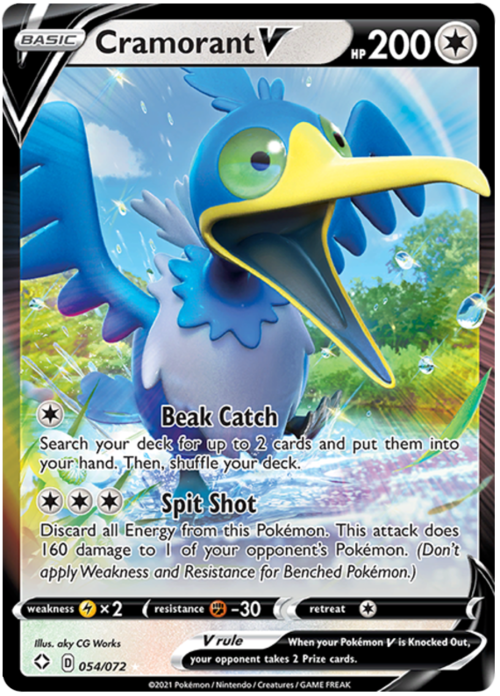 Cramorant V 054/072 Shining Fates