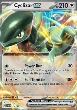 Cyclizar ex 018 SV Black Star Promos