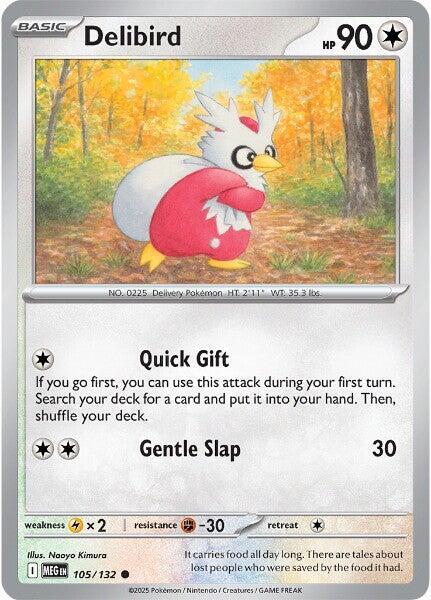 Delibird 105/132 Mega Evolution