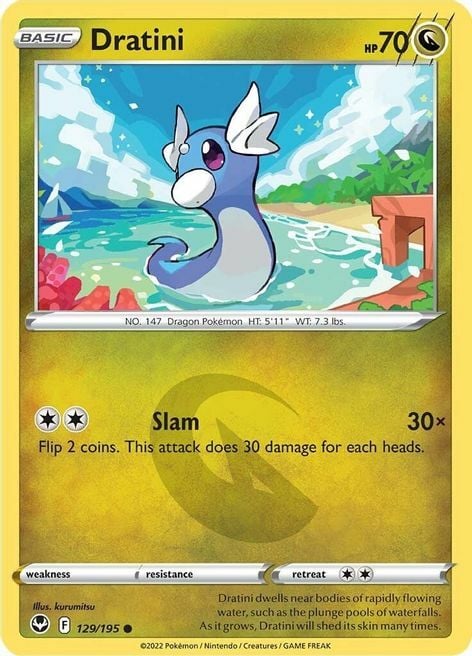 Dratini 129/195 Silver Tempest