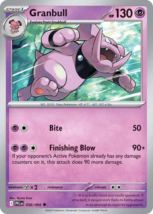 Granbull 038/094 Phantasmal Flames