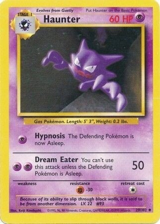 Haunter 29/102 Base Set