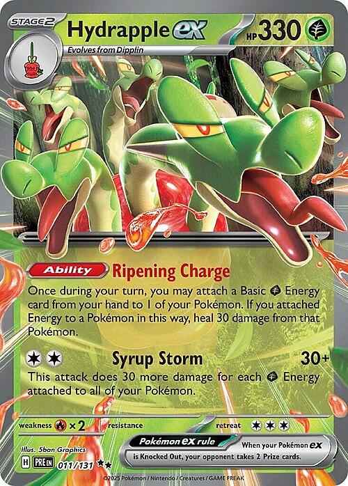 Hydrapple ex 011/131 Prismatic Evolutions
