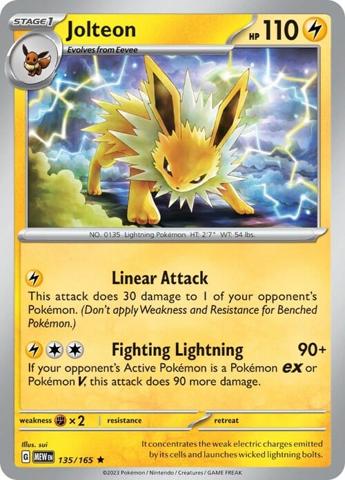 Jolteon 135/165 151