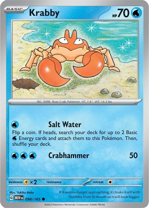 Krabby 098/165 151
