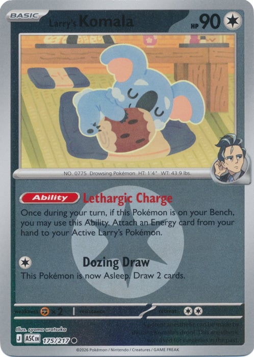 Larry's Komala 175/217 Ascended Heroes - Energy Reverse Holo