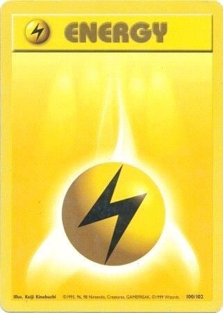 Lightning Energy 100/102 Base Set