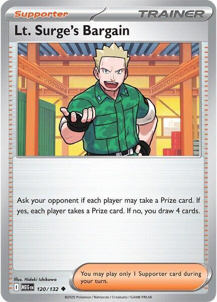 Lt. Surge's Bargain 120/132 Mega Evolution