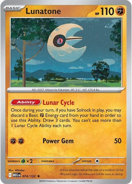 Lunatone 074/132 Mega Evolution