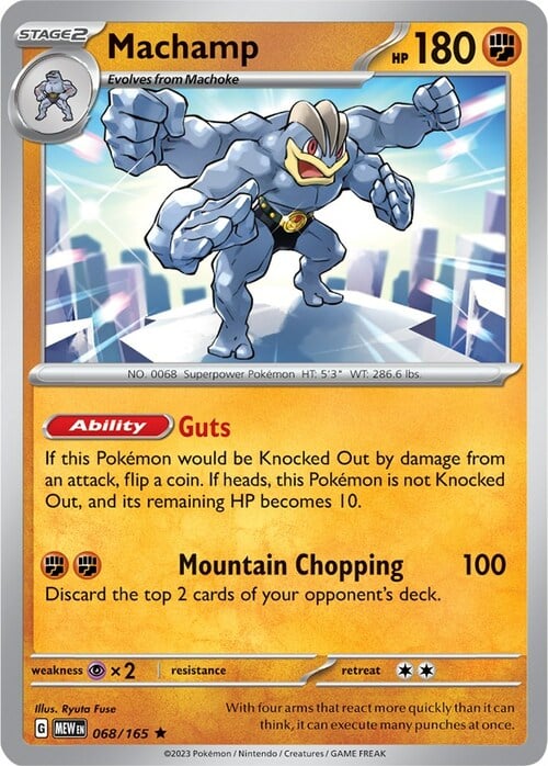 Machamp 068/165 151