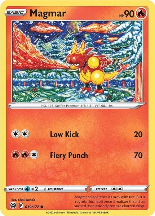 Magmar 019/172 Brilliant Stars
