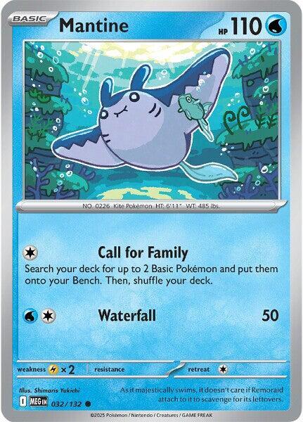 Mantine 032/132 Mega Evolution