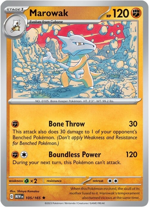Marowak 105/165 151