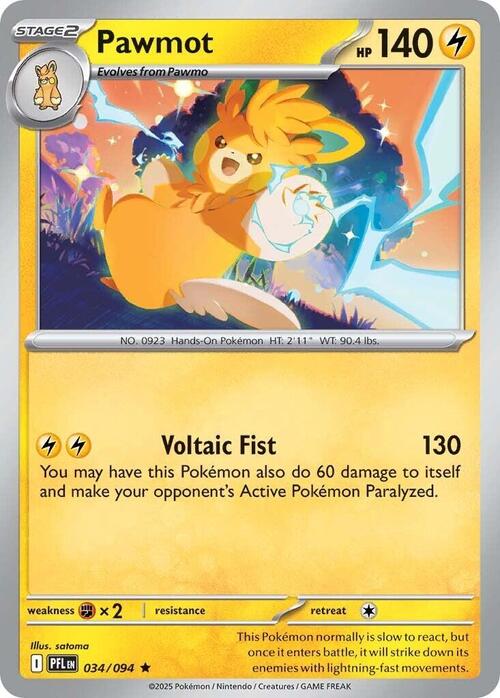 Pawmot 034/094 Phantasmal Flames