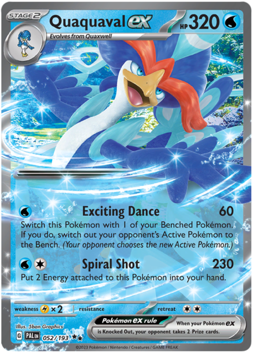 Quaquaval ex 052/193 Paldea Evolved