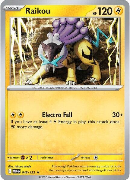 Raikou 048/132 Mega Evolution