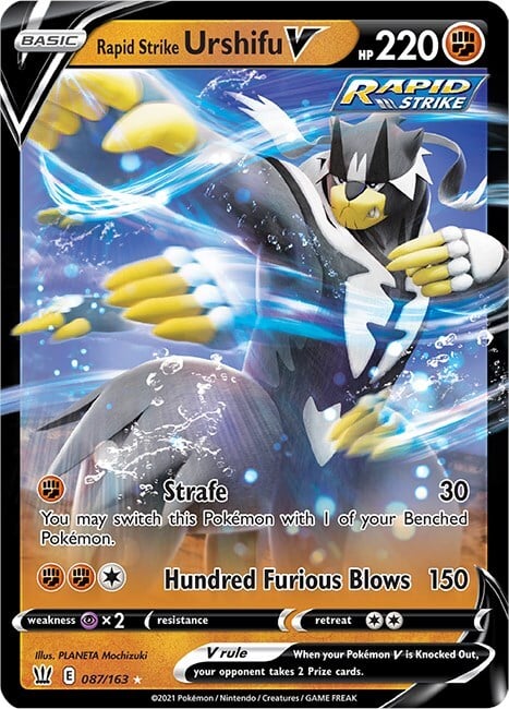 Rapid Strike Urshifu V 087/163 Battle Styles