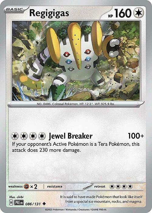 Regigigas 086/131 Prismatic Evolutions
