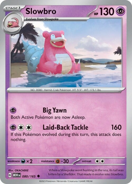 Slowbro 080/165 151
