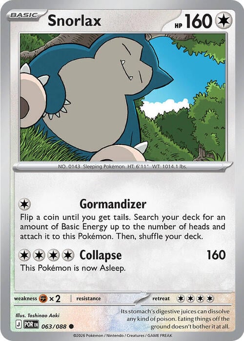 Snorlax 063/088 Perfect Order