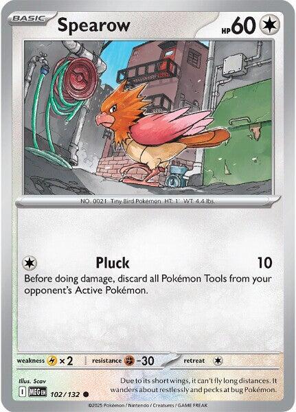 Spearow 102/132 Mega Evolution