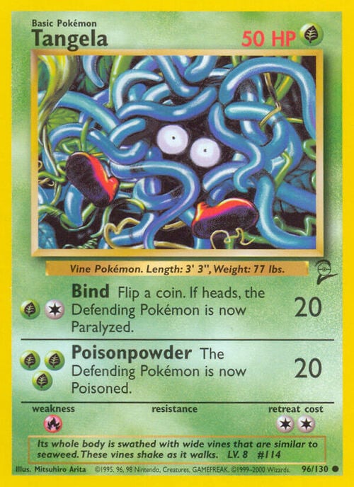 Tangela 96/130 Base Set 2