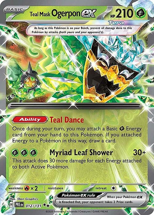 Teal Mask Ogerpon ex 012/131 Prismatic Evolutions