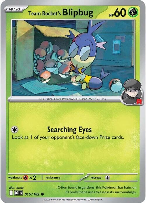 Team Rocket's Blipbug 015/182 Destined Rivals