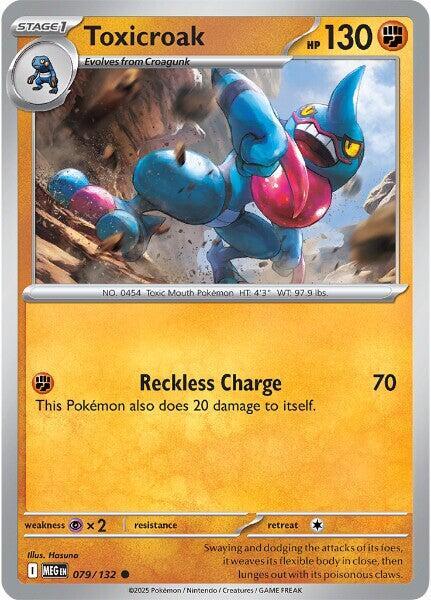 Toxicroak 079/132 Mega Evolution