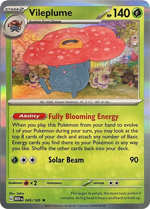 Vileplume 045/165 151