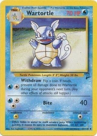 Wartortle 63/130 Base Set 2