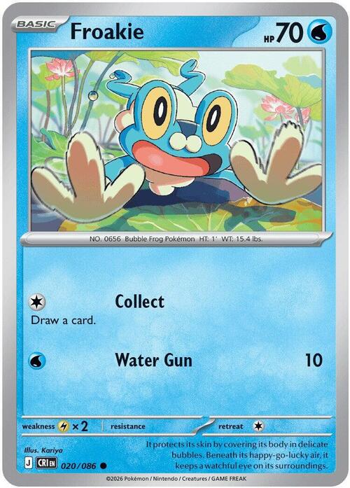 Froakie 020/086 Chaos Rising