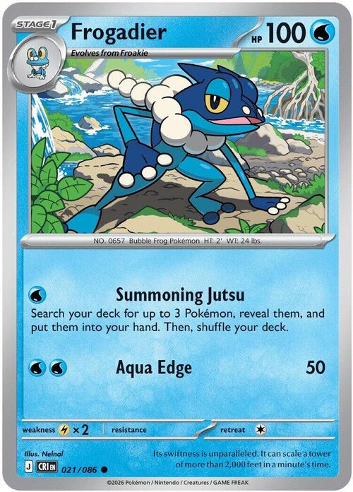 Frogadier 021/086 Chaos Rising