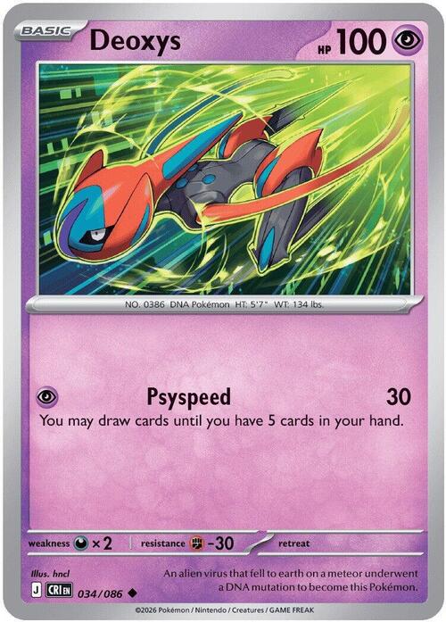 Deoxys 034/086 Chaos Rising