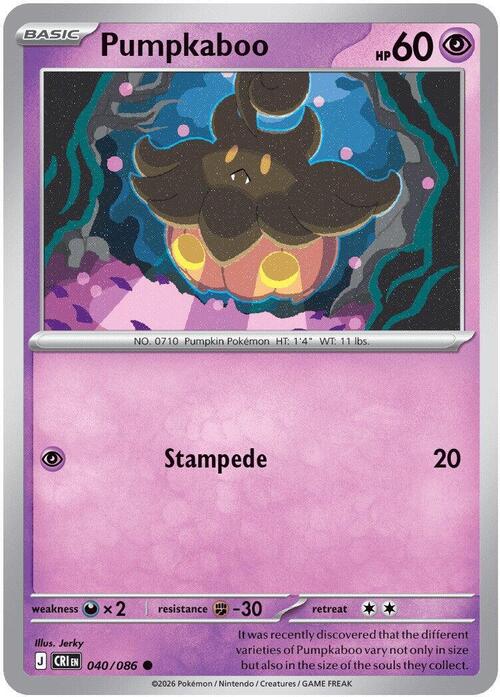 Pumpkaboo 040/086 Chaos Rising