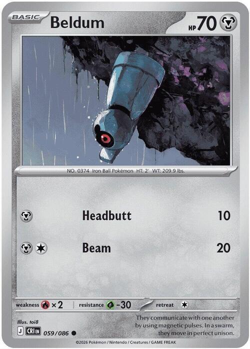 Beldum 059/086 Chaos Rising