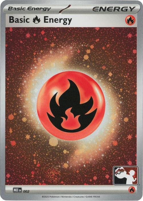 Basic Fire Energy 002h Play! Pokémon Prize Pack Series