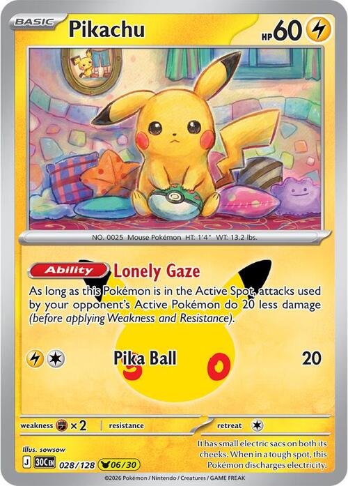 Pikachu 6/30 30th Celebration