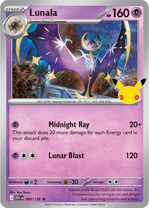 Lunala 080/128 30th Celebration